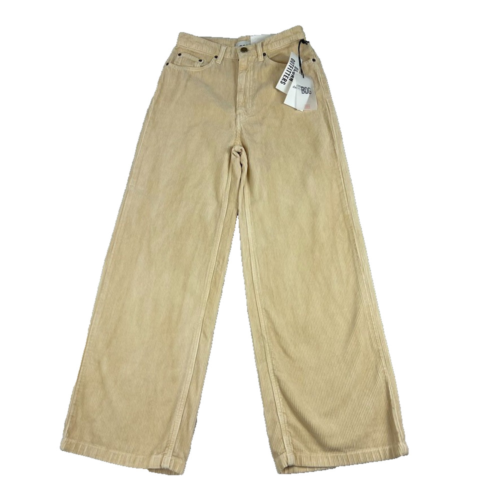 Urban Outfitters Beige Corduroy Straight Leg Pants